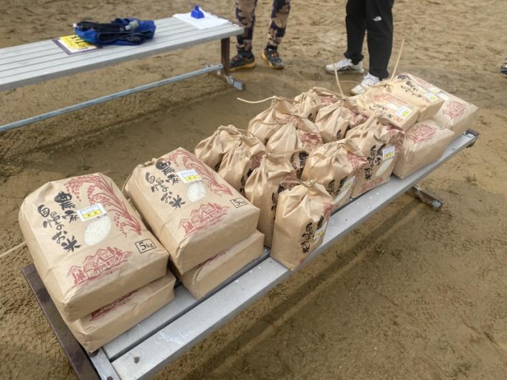 入賞者には地元産のお米を進呈！