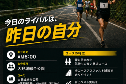第4回四王寺林道トレ 個人練習戦のみ参加 参加料無料