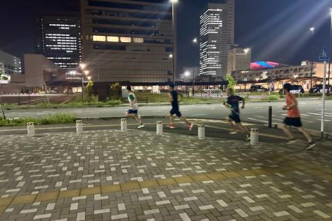 彩のランニング練習会（第72回）インターバル走 1000m x 8本*