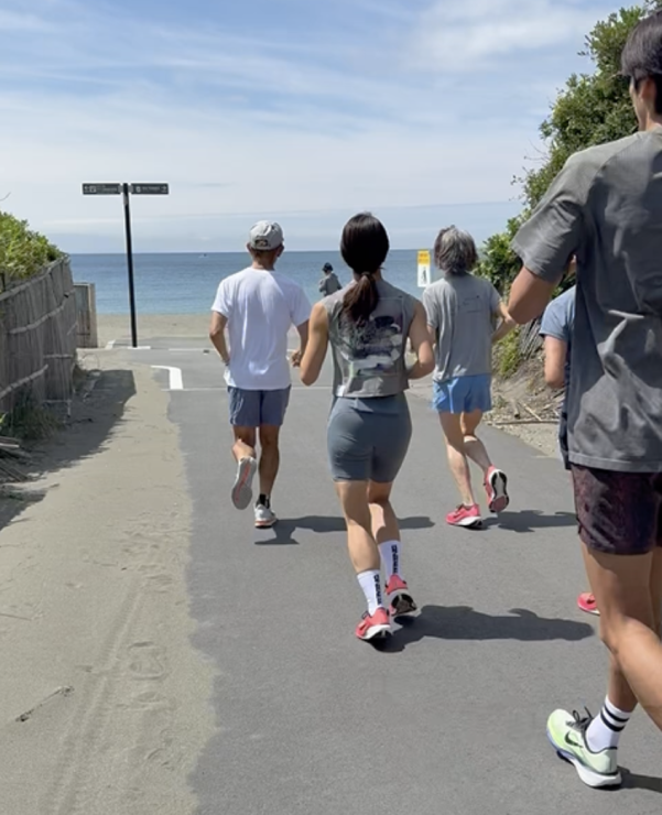 海沿いをゆっくりRUN&WALK