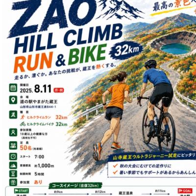 第3回蔵王ヒルクライムRunBike32km