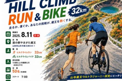 第3回蔵王ヒルクライムRunBike32km