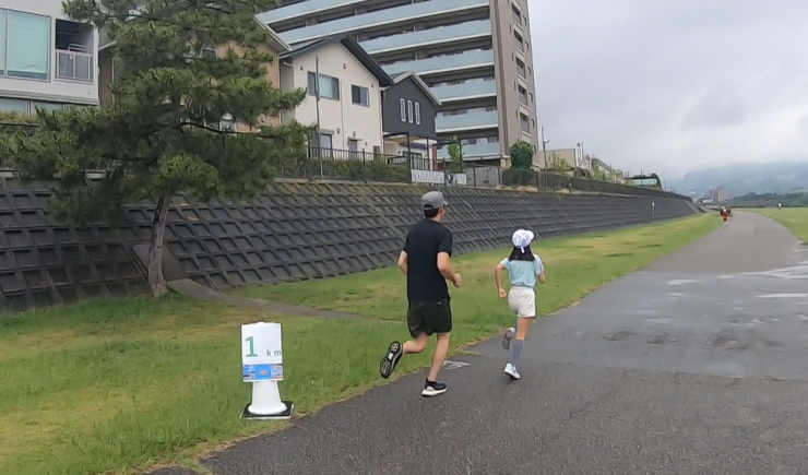 1マイル親子でエントリー