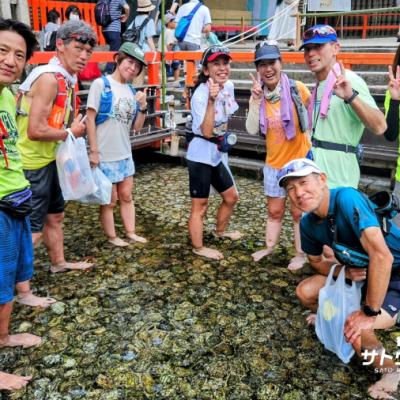 真夏の京都。鴨川を走る。鴨川28K+下鴨神社足つけ神事【サトウ練習会】