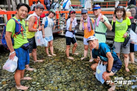 真夏の京都。鴨川を走る。鴨川28K+下鴨神社足つけ神事【サトウ練習会】