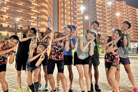 彩のランニング練習会（第76回）ショートインターバル走 400m x 12本*