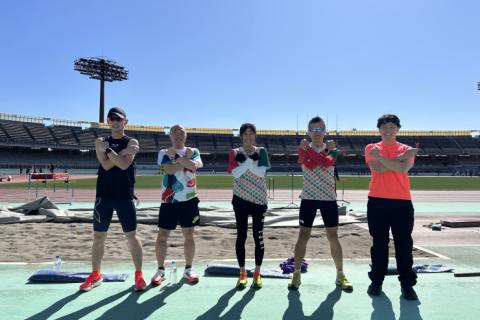 彩のランニング練習会（第75回）400+800+1200+800+400+(100 x 6*)