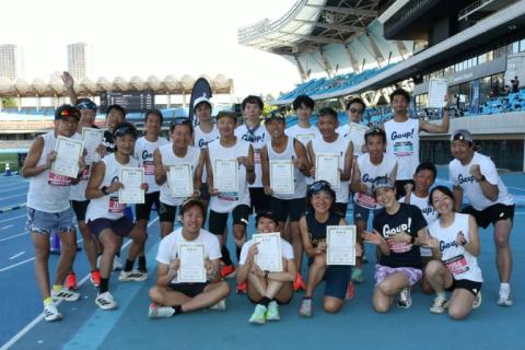 6/28(日)「15kmビルドアップ走＋1000m×2本」@駒沢公園