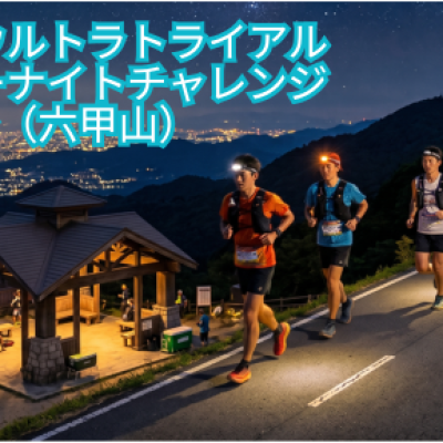 バックヤードウルトラトライアル 真夏のオーバーナイトチャレンジ@掬星台（六甲山）
