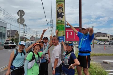 みわっちと千葉で街ラン！8月「千葉『梨』ラン in 鎌ヶ谷」13キロ（キロ7分ペース）