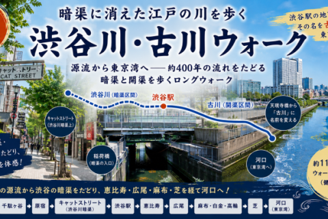【渋谷川ウォーク・暗渠に消えた江戸の川を歩く16km】