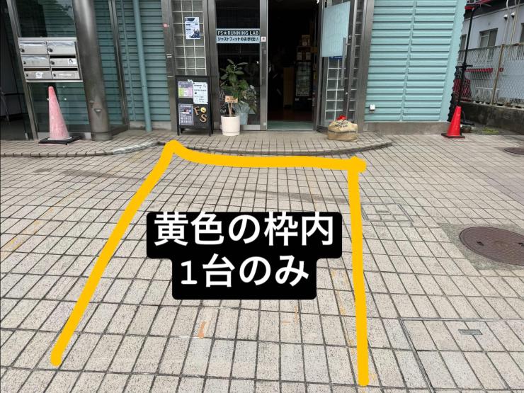 駐車場(1時間100円）で利用できます