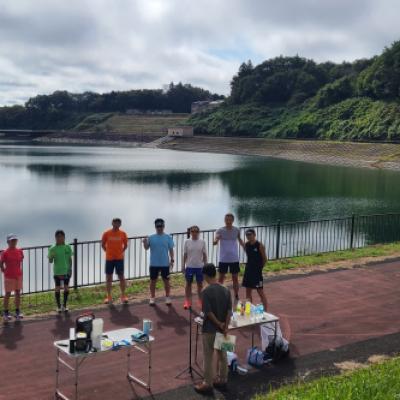 マラソン完走スクール　芳那の水晶湖2時間走その１