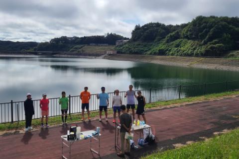 マラソン完走スクール　芳那の水晶湖2時間走その１
