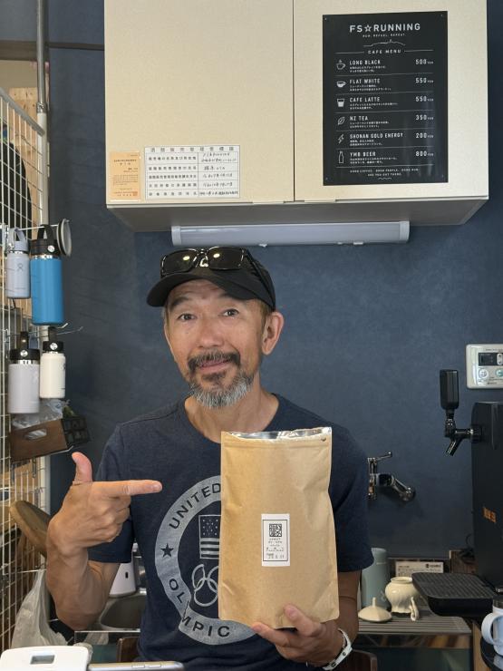 走った後は「いつか珈琲屋」の豆を使ったCafeでゆっくり