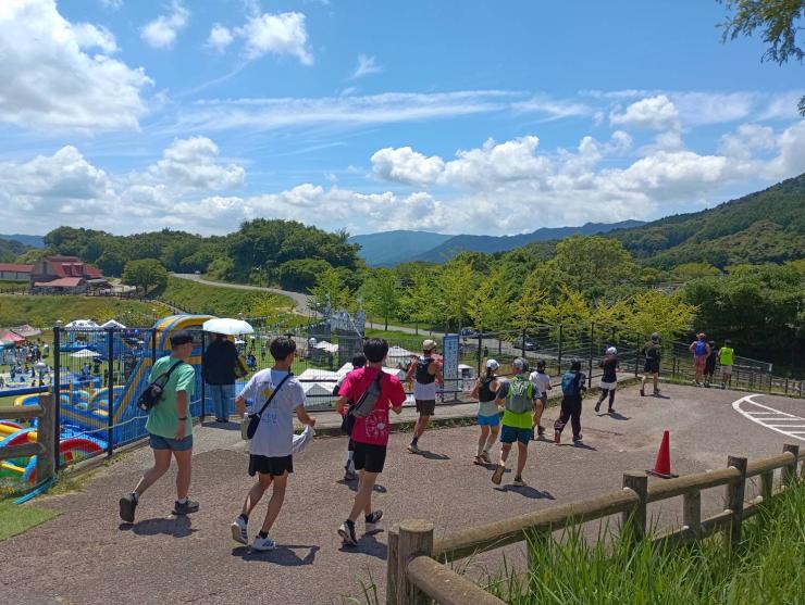 自然に囲まれた一日