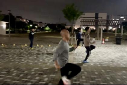 彩のランニング練習会（第80回）2km + 2km + 1km + 1km + (400m×2)*