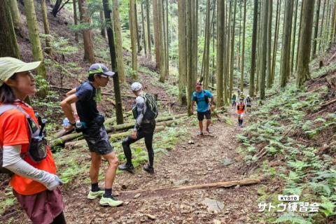 滋賀大津から京都三条へ 東海自然歩道を行く納涼の音羽山縦走 遠足ラン 27㌔ 22㌔【サトウ練習会】