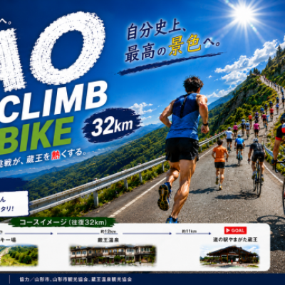 第4回蔵王ヒルクライムRunBike32km