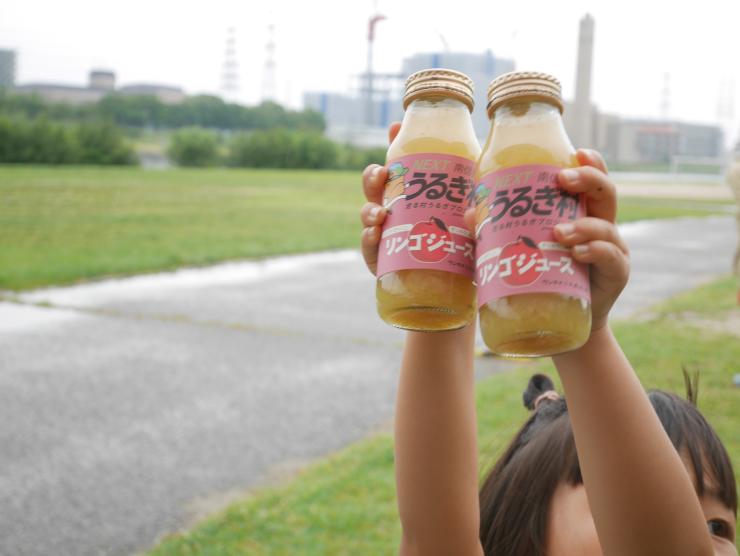 ＜参加賞＞長野県売木村のリンゴジュース