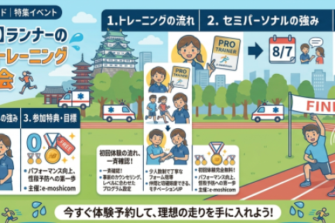 【初回体験無料】ラン二ング特化型セミパーソナルトレーニング体験会