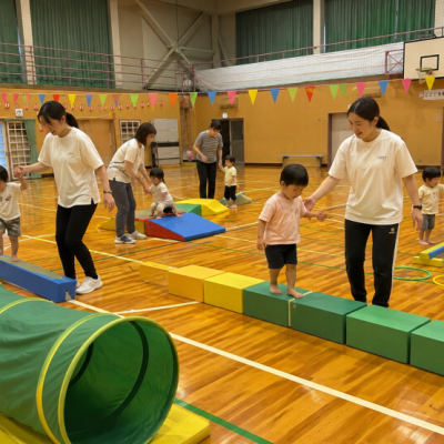 【親子向け】親子でたのしくサーキットあそび