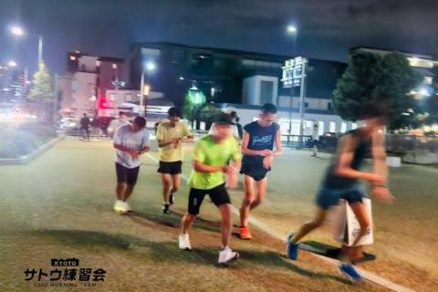 世界遺産二条城 スピード練習 1ｋ×8本【サトウ練習会】