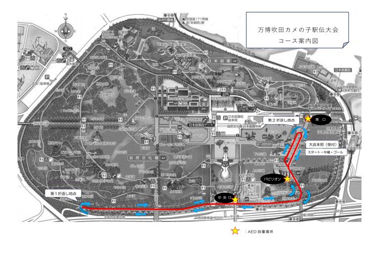 万博吹田カメの子駅伝大会（3ｋｍ）
