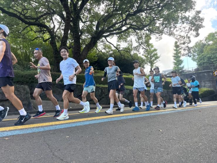 朝の駒沢公園をゆっくり走りましょう