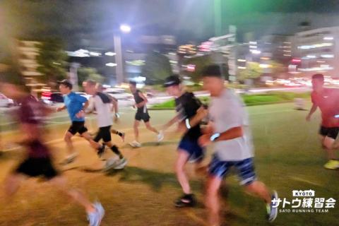 二条城1周を攻め続けろ。二条城スピード練習 1.88k×4本 秋のマラソンを底上げ【サトウ練習会】