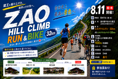 第4回蔵王ヒルクライムRunBike32km