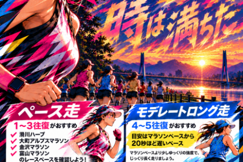 マラソン練習会　18km～30km【無料】
