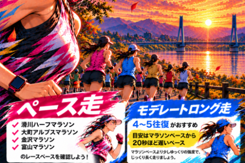 マラソン練習会　18km～30km【無料】