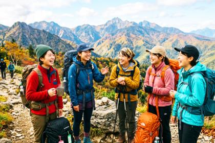 面白山でコスモスベルグを見る！（登山）