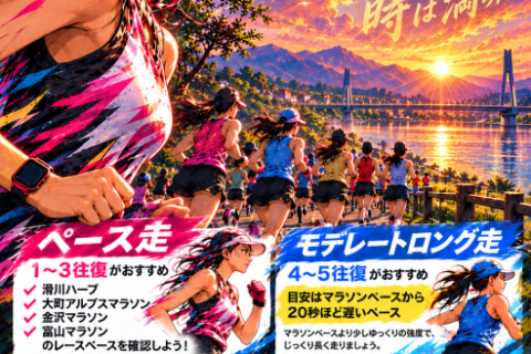マラソン練習会　18km～30km【無料】