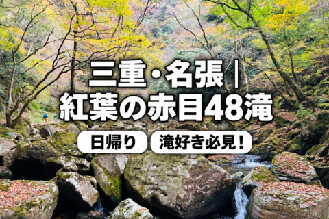 【紅葉と滝の絶景】三重・赤目四十八滝トレイルラン10km