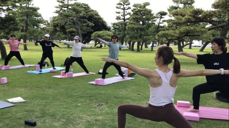 ランナーズヨガなども開催