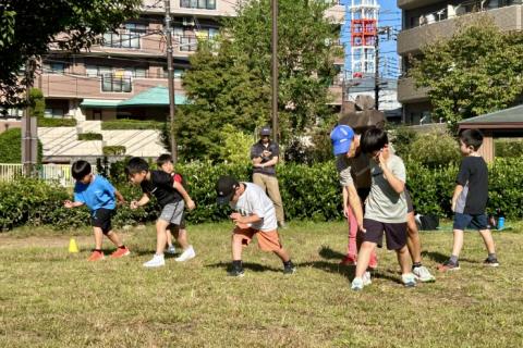 【瞬発力を高めよう！キッズかけっこ教室 in 常盤公園】