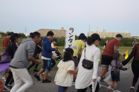 ハロウィン1kmスタート