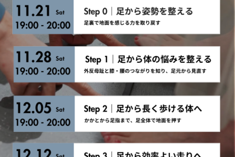 Foot Conditioning Workshop ＠STRIDE LAB YOKOHAMA