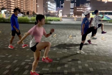 彩のランニング練習会（第93回）ミドルインターバル走2000m × 3本