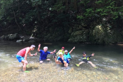 【嵐山musubi-cafe】清滝川ドボントレイルラン！