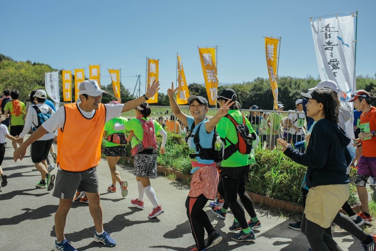スタート地点の布土小学校から